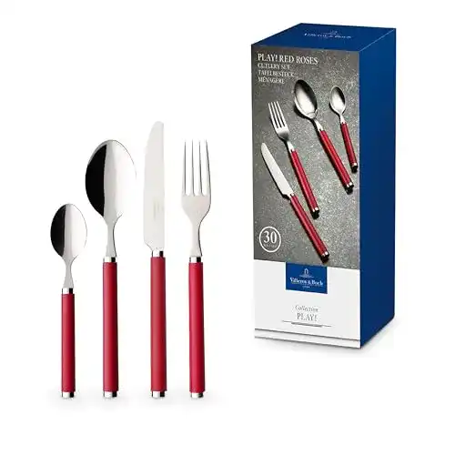 Besteckset für 6 Personen von Villeroy & Boch Play! Red Roses