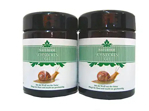 Naturhof Schneckencreme Schneckengel 2 x 100 ml für Hautpflege