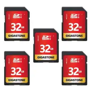Gigastone 32GB SDHC Speicherkarte 5er-Pack UHS-I