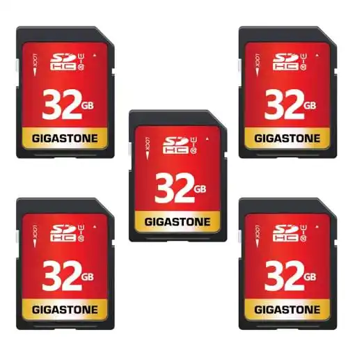 Gigastone 32GB SDHC Speicherkarte 5er-Pack UHS-I