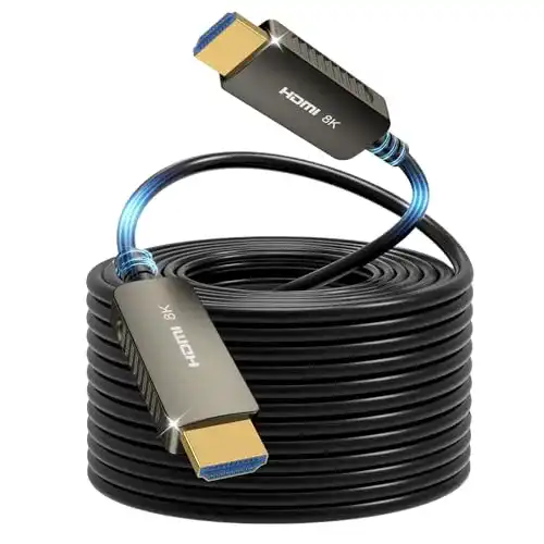 HDMI-Kabel 20m SOEYBAE 8K Optic HDMI 2.1 Glasfaserkabel