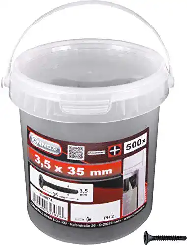 Schnellbauschrauben Connex 3,5 x 35 mm – 500 Stück mit Feingewinde