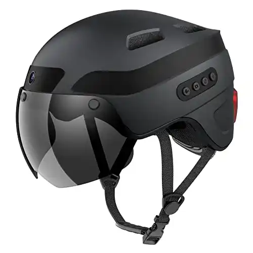 Fahrradhelm mit Bluetooth KRACESS KRS-S1 in Schwarz für Erwachsene