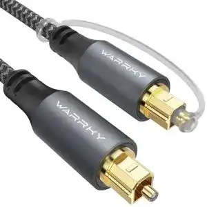 Optisches Audiokabel von WARRKY für hochwertigen Sound