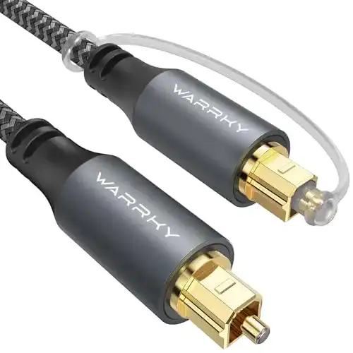 Optisches Audiokabel von WARRKY für hochwertigen Sound