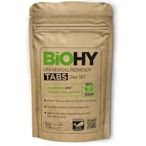 Biohy Universalreiniger Putzmittel-Tabs (24er-Set) für nachhaltige Reinigung