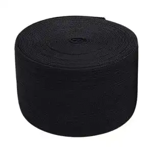 Gummiband 5m – 50mm Breite in Weiß oder Schwarz