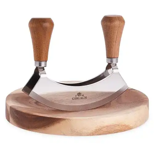 Kräuterschneider Gerlach 1760 mit Holzschneidebrett