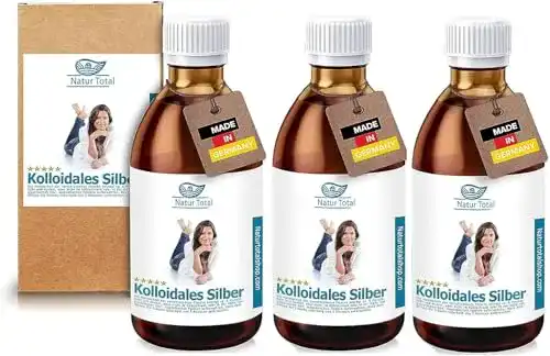 Kolloidales Silber Naturtotal 100 PPM XXL-Set 3 x PET-Flaschen