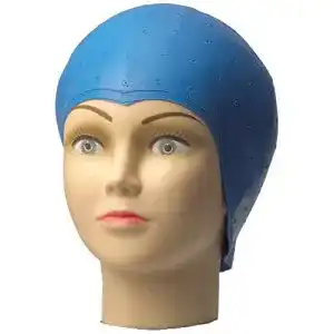 Strähnchenhaube Comair Germany 3040025 mit Lochstanzung in Blau