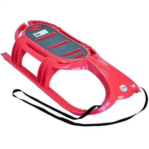 Khw Unisex Jugend Snow Tiger Schlitten in Pink, 105x47x27 cm