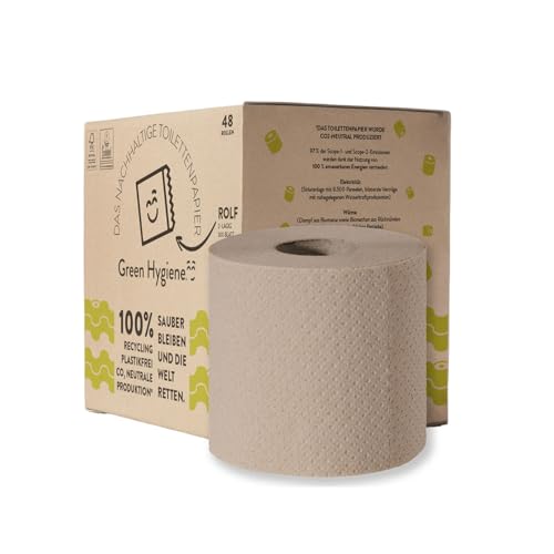 Recycling-Toilettenpapier Green Hygiene ROLF, 2-lagig, 500 Blatt, 36 Rollen