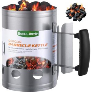 Anzündkamin Beau Jardin 28×18 cm für Grillkohle und BBQ