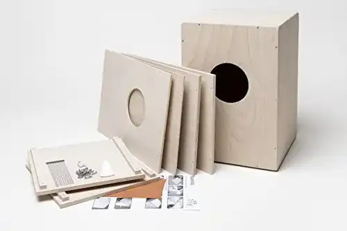 Cajon Bausatz mit Snare und Anleitung für schnellen Einstieg