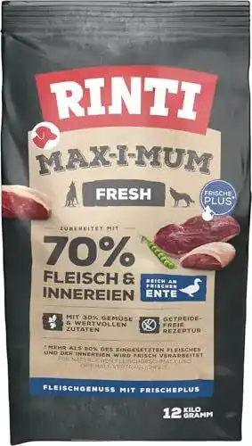 Rinti Trockenfutter Max-i-Mum für Hunde – Getreidefreies Alleinfutter