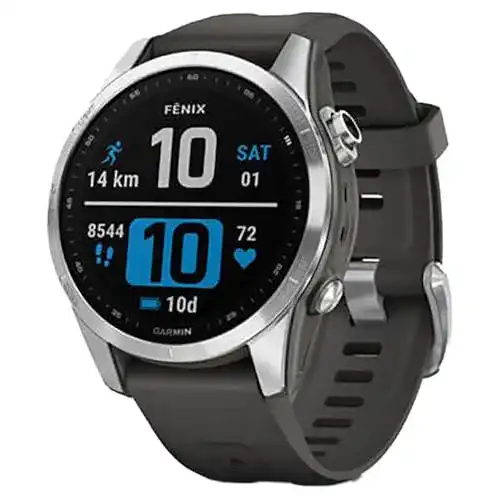 Garmin Fenix 7S Damen Smartwatch GPS-Multisport-Uhr mit Touchdisplay