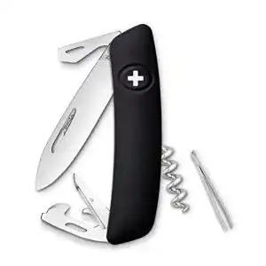 SWIZA Schweizer Messer D03 Vielseitiges Taschenmesser mit 11 Funktionen