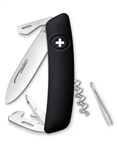 SWIZA Schweizer Messer D03 Vielseitiges Taschenmesser mit 11 Funktionen