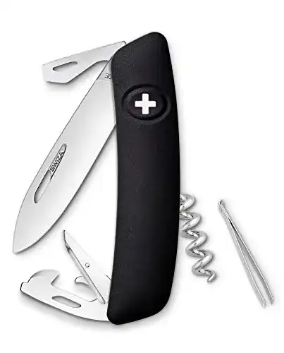 SWIZA Schweizer Messer D03 Vielseitiges Taschenmesser mit 11 Funktionen
