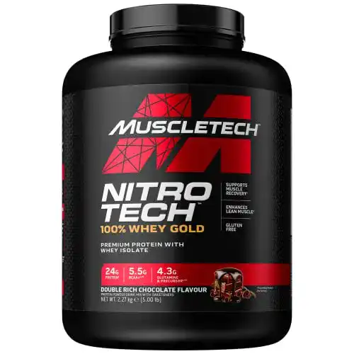 MuscleTech Nitro-Tech Whey Gold Proteinpulver für Muskelaufbau