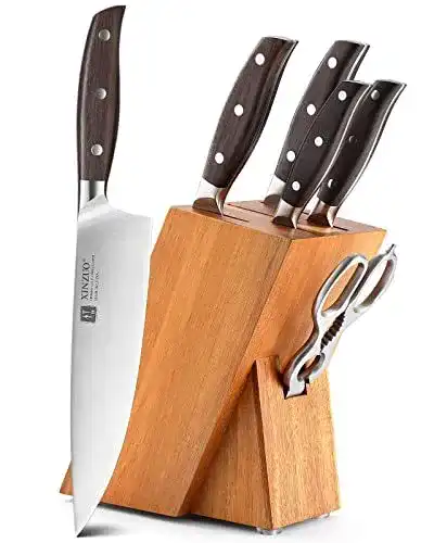 Xinzuo 7-teiliges Messerblock Set aus Edelstahl