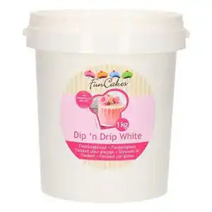 Fondant FunCakes Dip ’n Drip Weiß 1kg