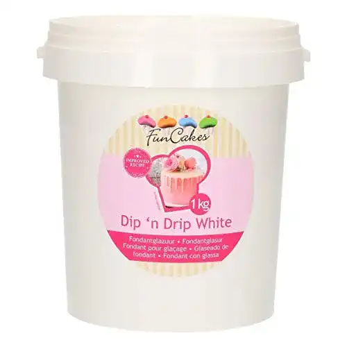 Fondant FunCakes Dip ’n Drip Weiß 1kg