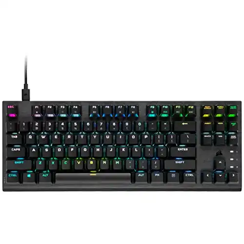 Corsair K60 PRO TKL Kabelgebundene Gaming-Tastatur mit OPX Schaltern