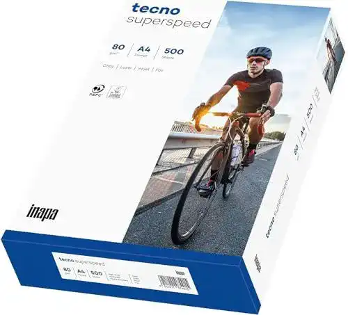 Druckerpapier inapa Tecno Superspeed 80 g/m² für schnelles Drucken