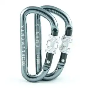 Schraubkarabiner Go!Elements Mini Karabiner Micro 6 mit Schraubverschluss