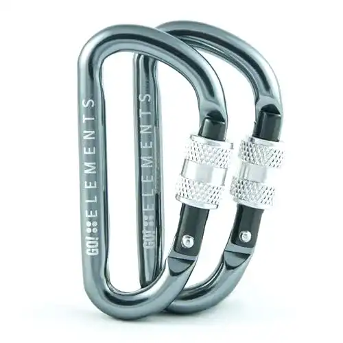 Schraubkarabiner Go!Elements Mini Karabiner Micro 6 mit Schraubverschluss
