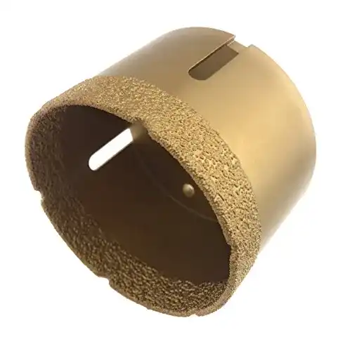 Diamantbohrkrone Prodiamant Fliesenbohrer 75 mm für Winkelschleifer