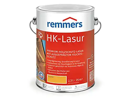 Holzlasur Remmers HK-Lasur 2,5L Kiefer für Holzschutz