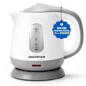 Aigostar Juliet Wasserkocher 1 Liter – Kompakt und BPA-frei