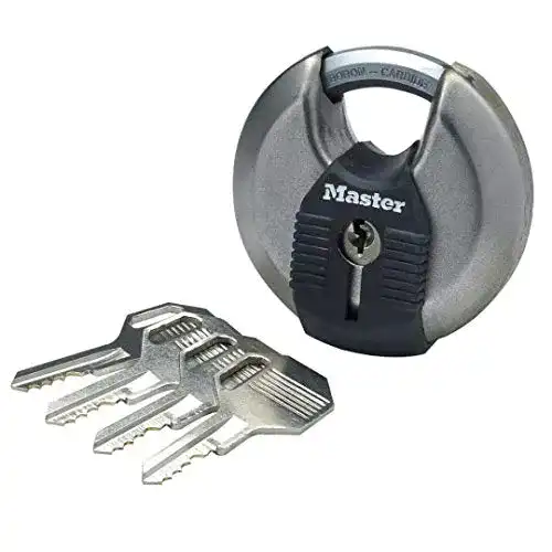 Master Lock Disc-Vorhängeschloss M40EURD mit Schlüssel