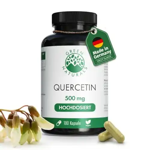 Quercetin von Green Naturals – 180 Kapseln mit 500 mg