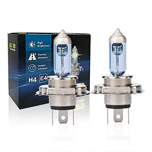 H4 Halogenlampe XELORD 60/55W Scheinwerferbirne für Fahrzeuge