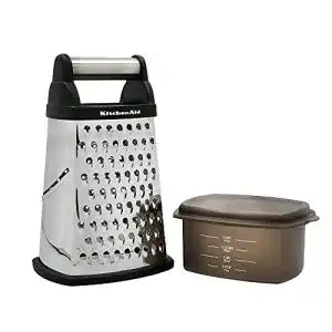 Kitchenaid Vierkantreibe aus Edelstahl mit Hobel, Reibe und Zestierer