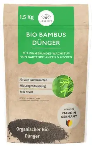 Bambusdünger von Jasker’s Langzeit 1,5 kg für gesunde Pflanzen