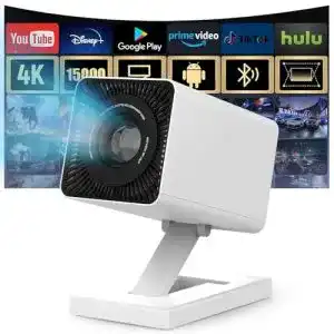 Putbecy Mini Beamer mit WiFi 6 und Bluetooth 5.0, 4K Unterstützung