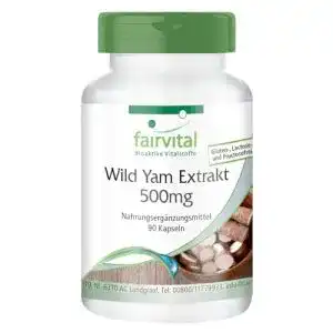 Yamswurzel-Kapseln mit Wild Yam Extrakt 500mg von Fairvital