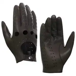 Autofahrer Handschuhe Harssidanzar Herren Lederhandschuhe Unliniert