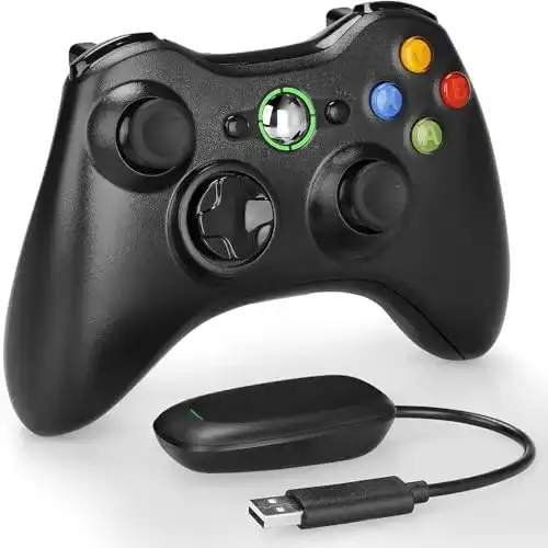 Yccsky Wireless Controller für Xbox 360 mit 2,4 GHz Technologie