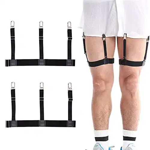 Hemdhalter Pejoye Herren mit rutschfesten Clips und verstellbarem Design