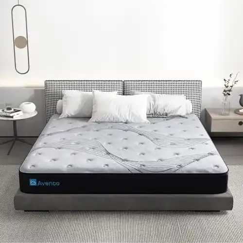 Avenco Boxspringmatratze 140×200 cm mit Taschenfederkern
