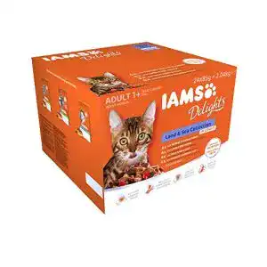 Iams Delights Land & Sea Collection Katzennassfutter