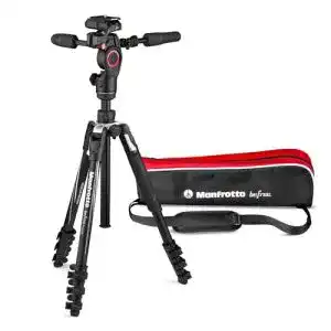Manfrotto Befree Advanced 3-Way Tripod Kit für Kameras und Camcorder