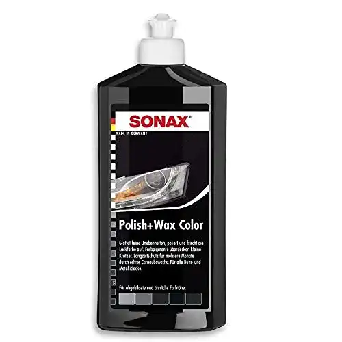 Sonax Polish+Wax Color NanoPro Schwarz 500 ml für Fahrzeugpflege