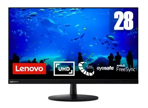 28 Zoll Monitor Lenovo L28u-30 mit 3840×2160 UHD Auflösung