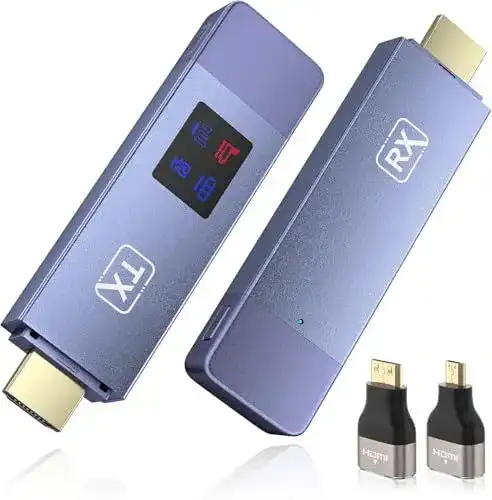 Braidol Wireless HDMI Transmitter und Receiver – 30 Meter Reichweite